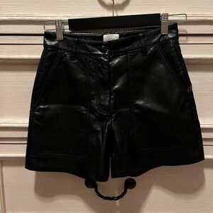 Wilfred Black High Waist Shorts